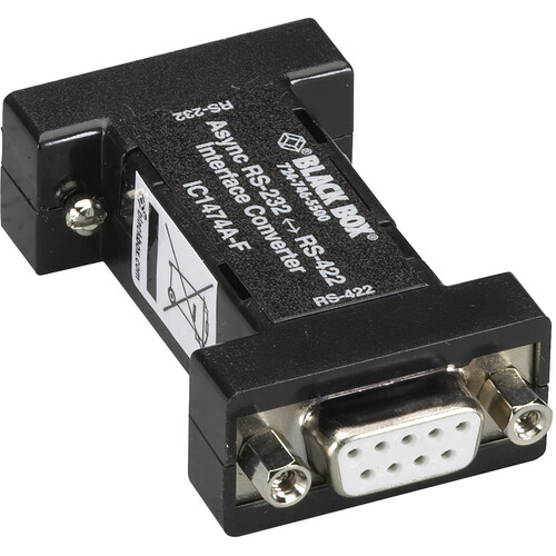 Black Box Async RS232 to RS422 Interface Converter - DB9 to DB9
