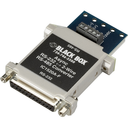 Black Box Async RS232 to RS485 Interface Converter - DB25 to Terminal Block
