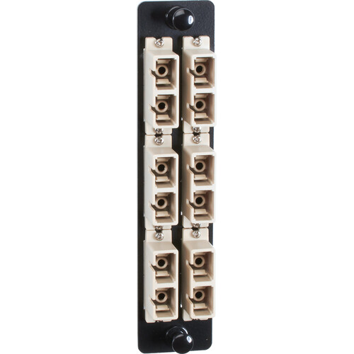 Black Box JPM463B High Density Multimode Fiber Adapter Panel