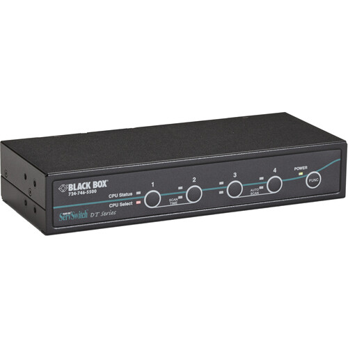 Black Box KV9614A DT Series 4-Port Desktop KVM Switch
