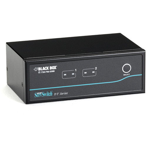 Black Box ServSwitch DT Dual-Head DVI USB 2-Port KVM Switch