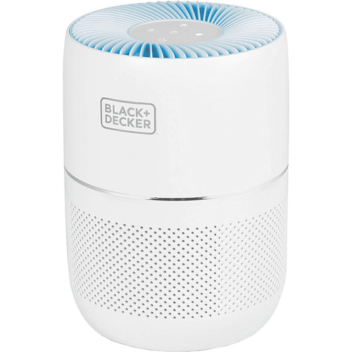 BLACK+DECKER BAPT02 Tabletop 3-Stage Air Purifier with Air Quality Indicator Light