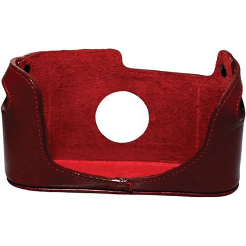 Black Label Bag Half Case for Leica M4, M6, M7, or MP Camera (Red)