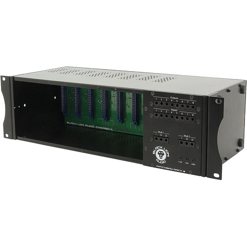 Black Lion Audio PBR-8 Enclosure and Patchbay for 500 Series Modules (8-Slot)