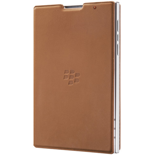 Étui Portefeuille En Cuir Noir Pour BlackBerry Z30 - Neuf Réf ACC-57201-001