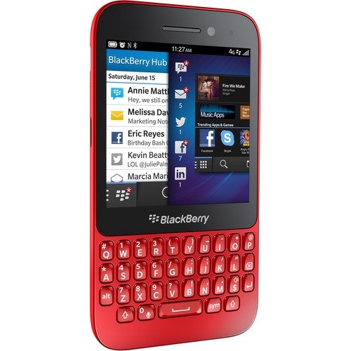 BlackBerry Q5 SQR100-2 8GB Smartphone (Unlocked, Red) SQR100-2