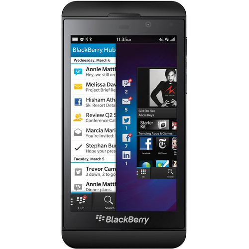 BlackBerry Z10 STL100-1 16GB Smartphone (Unlocked, Black)
