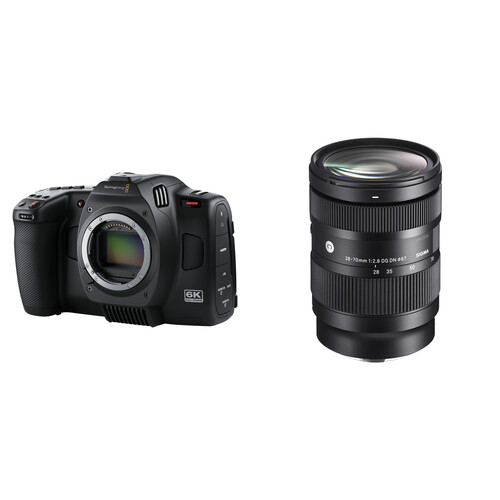Blackmagic Design Cinema Camera 6K and 28-70mm f/2.8 DG DN Lens Kit