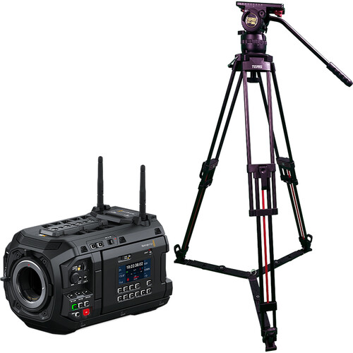 Blackmagic Design URSA Cine 12K LF Camera Body & Teris TS-H20CF-Q Tripod System
