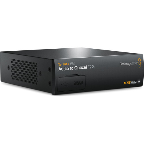 Blackmagic Design Teranex Mini Audio to Optical 12G Converter (Optical Fiber Module Not Included)