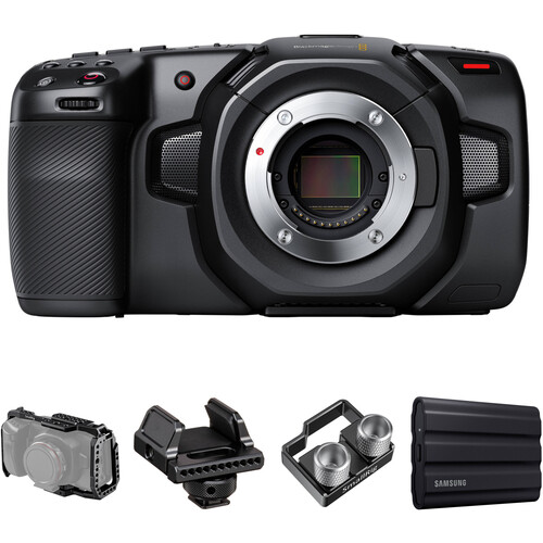Blackmagic Design Pocket Cinema Camera 4K with Cage & 2TB Storage Kit
