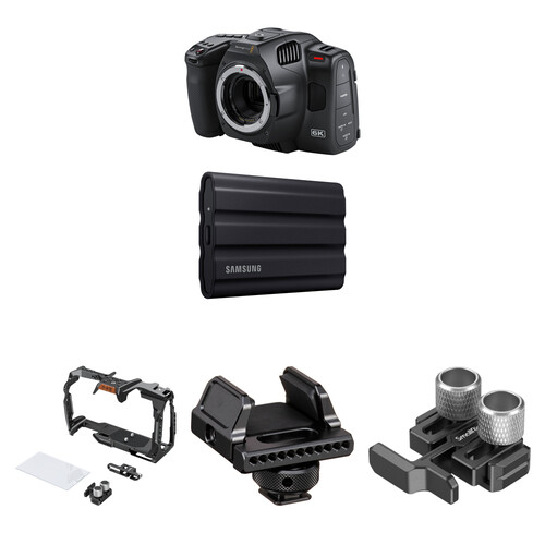 Blackmagic Design Pocket Cinema Camera 6K Pro with Cage & 2TB