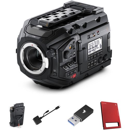 Blackmagic Design URSA Mini Pro Kit with SSD Recorder, SSD, and SATA to USB Adapter