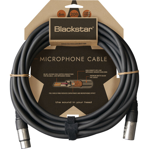 Blackstar XLR Male to XLR Female Microphone Cable (20')
