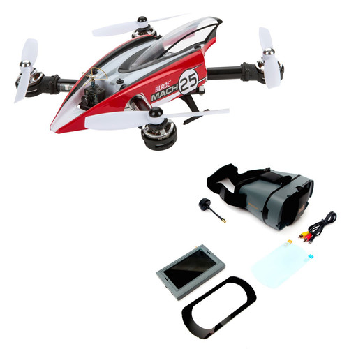BLADE Mach 25 BNF Basic with SPMVM430C Headset Combo