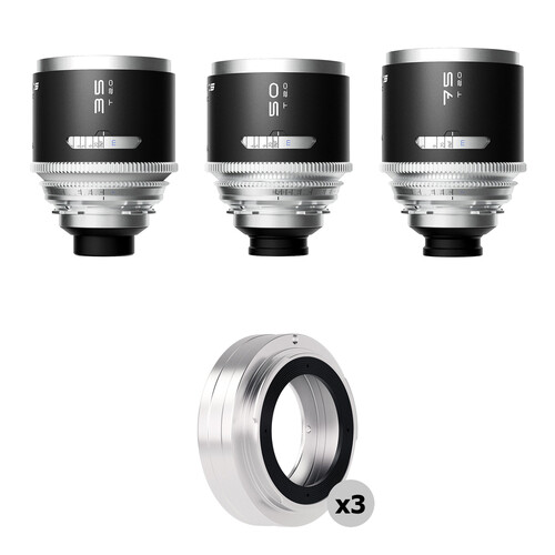 BLAZAR LENS MANTIS T2.0 1.33x Anamorphic 3-Lens Set with 3 Sony
