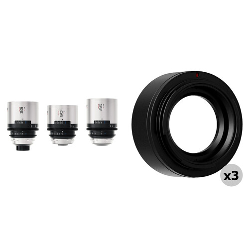 BLAZAR LENS Remus-M 1.5x FF Anamorphic 33, 50, and 85mm 3-Lens Set (Sony E, Canon RF)