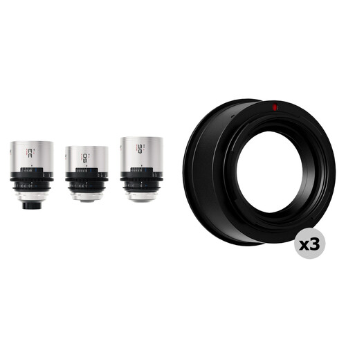BLAZAR LENS Remus-M 1.5x FF Anamorphic 33, 50, and 85mm 3-Lens Set (Sony E, Leica L)