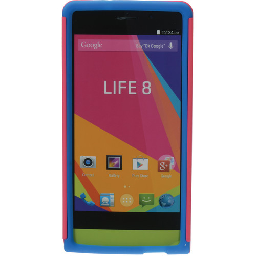 BLU Armorflex Case for Life 8 (Pink/Blue)