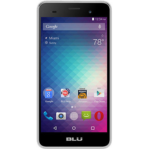 BLU Dash M2 D090U 4GB Smartphone (Unlocked, Silver)