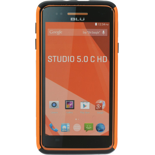 BLU Candyshield Case for Studio 5.0 C HD (Orange/Black)