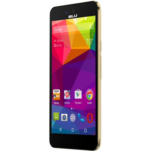 BLU Studio C Super Camera D870U 8GB Smartphone (Unlocked, Gold)