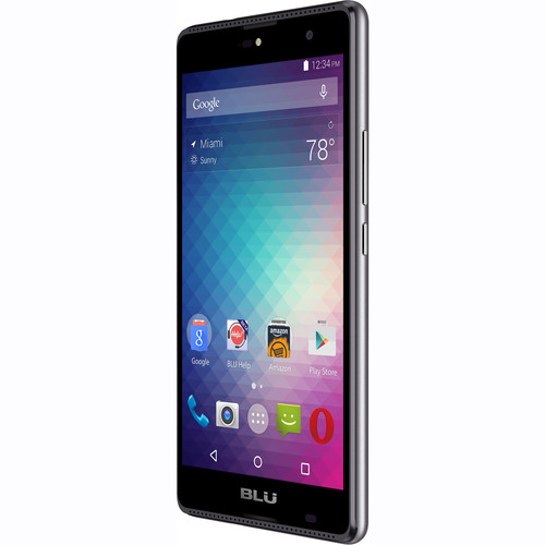 BLU Grand 5.5 HD G030U 8GB Smartphone (Unlocked, Gray)