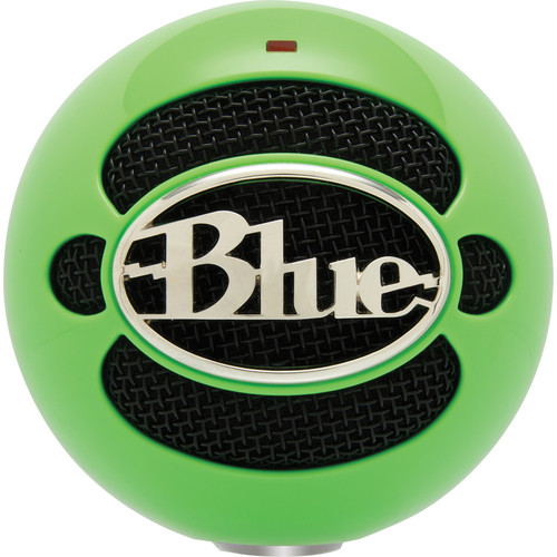 Blue Snowball USB Condenser Microphone with Accessory Pack (Neon Green)