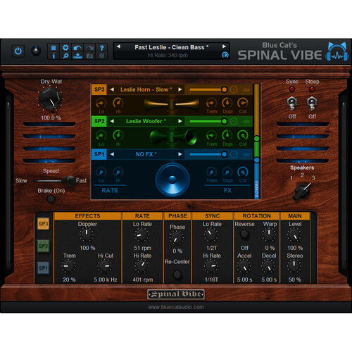 Blue Cat Audio Spinal Vibe Rotary Speaker Plug-In