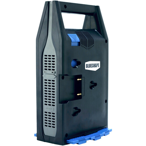 BLUESHAPE 2-Battery Travel Charger (Gold Mount)