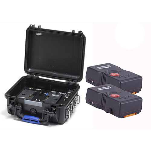 BLUESHAPE Rugged Mini Power Station Kit with 2 x 290Wh Batteries (Gold Mount)