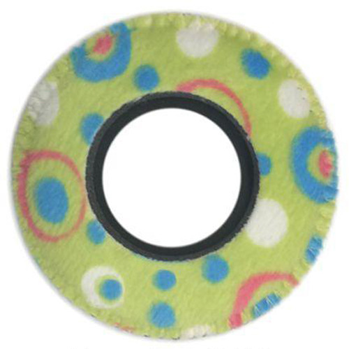 Bluestar Viewfinder Eyecushion -  Round, Small, Fleece (Green Rabbit)
