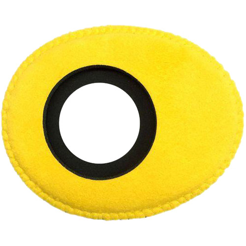 Bluestar Oval Small Viewfinder Eyecushion (Ultrasuede, Yellow)