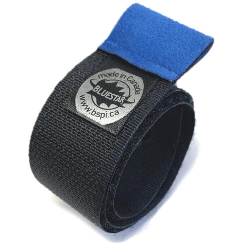 Bluestar Premium 13" Hook-And-Loop Cable Ties (5 Pack, Blue)
