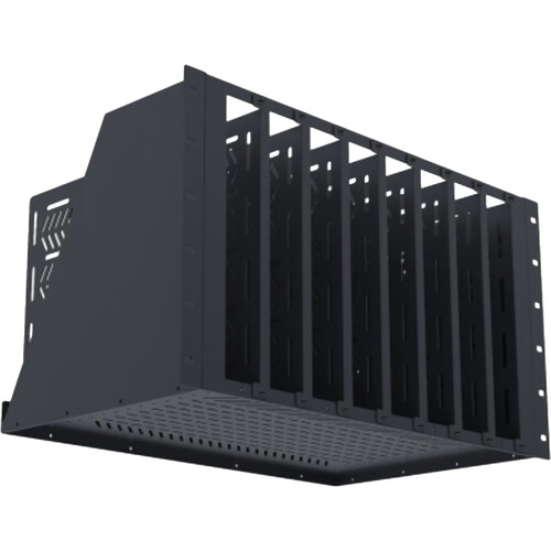 Blustream Universal Rack Shelf Enclosure with 8 x Vertical Blade Shelves (6 RU)