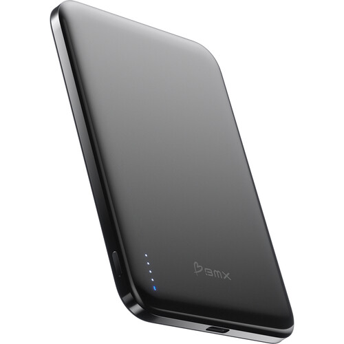 BMX SolidSafe AIR 5K Magnetic Solid-State Power Bank (5000mAh, Black)