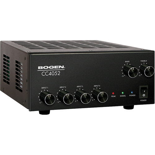 Bogen CC4052 - Mixer-Amplifier with Telephone Mute Input for Installs