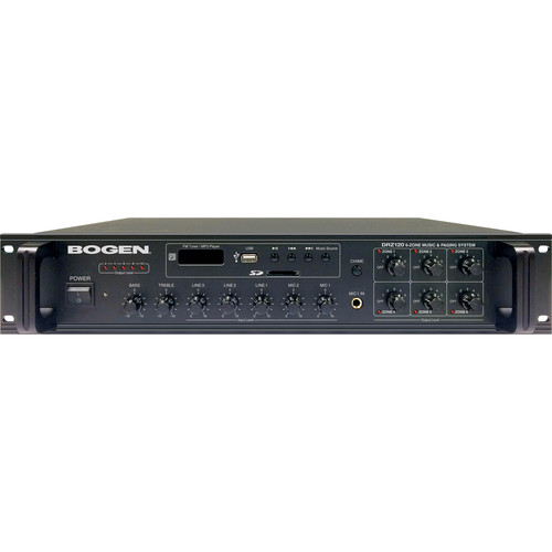 Bogen DRZ120 6-Zone Music & Paging System