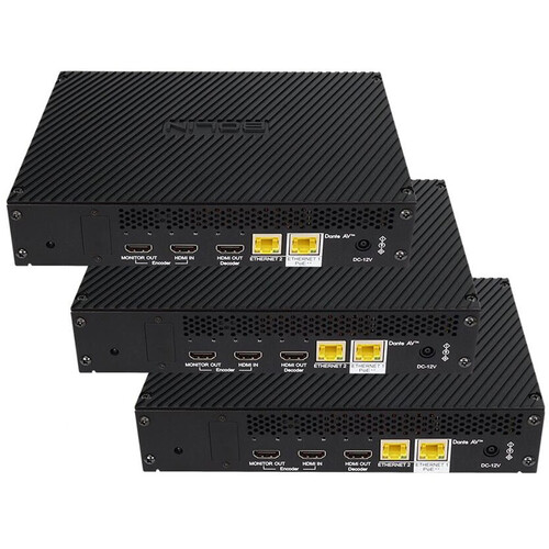Bolin Technology D20H Dante AV Transceiver (HDMI, 3-Pack)