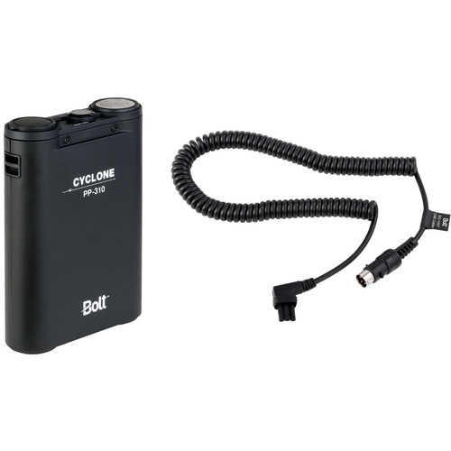 Bolt Cyclone PP-310 Compact Power Pack and CKE2 Nikon Flash Cable Kit