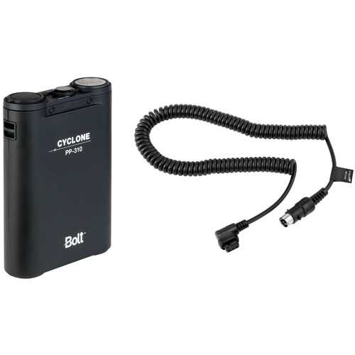 Bolt Cyclone PP-310 Compact Power Pack and BO-CZ Canon Flash Cable Kit