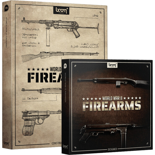 boom LIBRARY World War II Firearms BUNDLE (DESIGNED AND CONSTRUCTION KIT)
