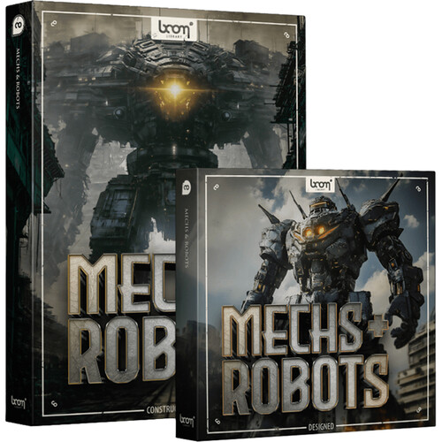 boom LIBRARY Mechs & Robots Professional Sound Effects Combination Bundle (Construction and Design Kits)