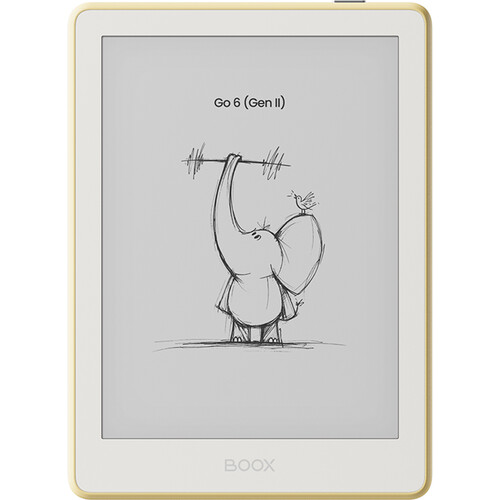 BOOX Go 6 Gen II E-Ink Tablet (6", Custard)