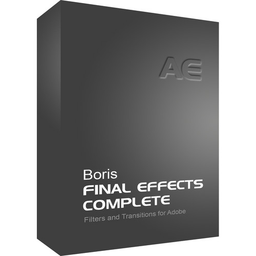 Boris FX Download: Final Effects Complete 7 AE for Mac (Academic Pricing)