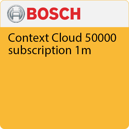 Bosch Context Cloud 50000 subscription 1m