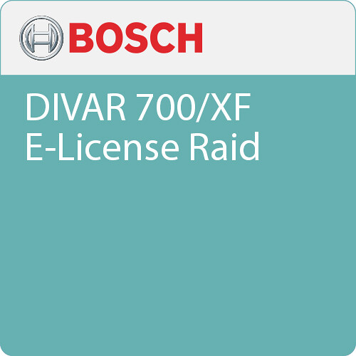 Bosch DIVAR 700/XF E-License Raid
