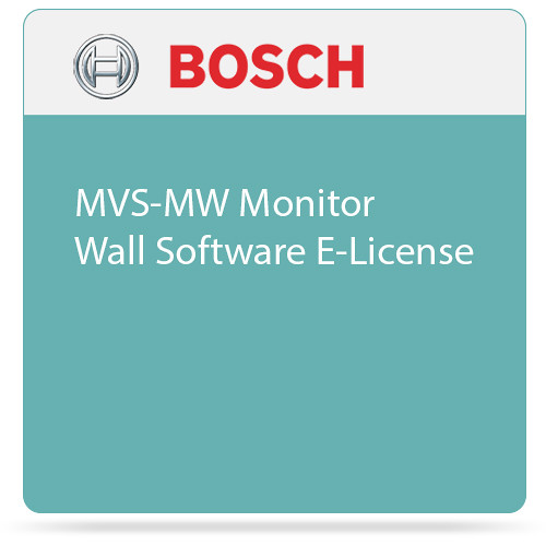 Bosch MVS-MW Monitor Wall Software E-License