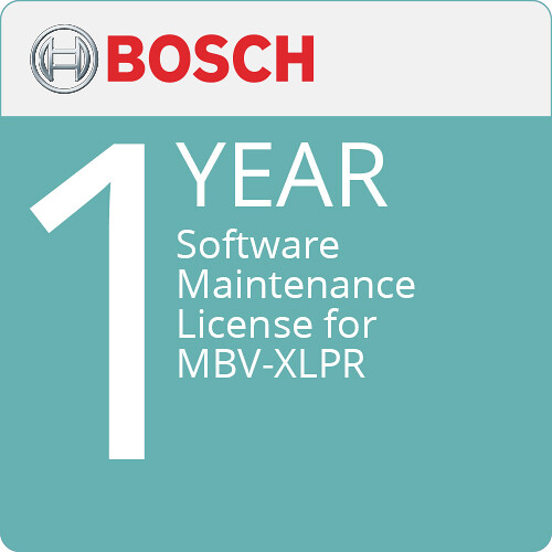 Bosch 1-Year Software Maintenance License for MBV-XLPR
