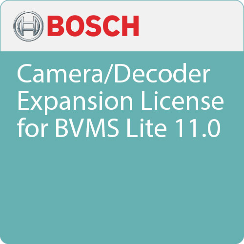 Bosch Camera/Decoder Expansion License for BVMS Lite 11.0